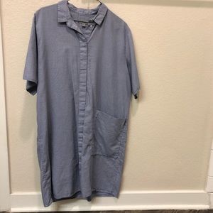COS meanswear grid shirt dress